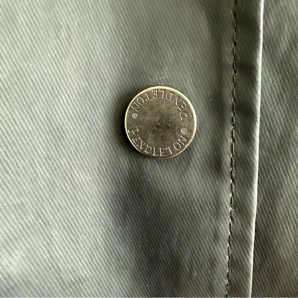 Pendleton Olympic Hooded Acadia Slicker Rain Coat… - image 8